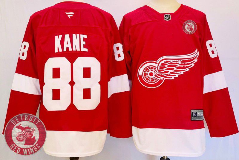 Men Detroit Red Wings #88 Kane Red Fanatics 2025 NHL Jersey style 7->detroit red wings->NHL Jersey